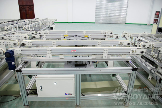 太阳能光伏组件生产线-90度旋转输送机