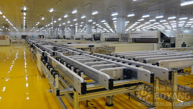 太阳能生产线-排版混进定位输送线
