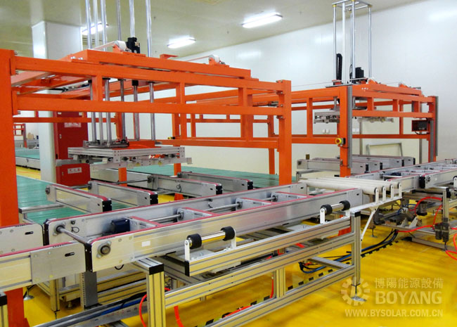 太阳能生产线-自动下料移栽生产线