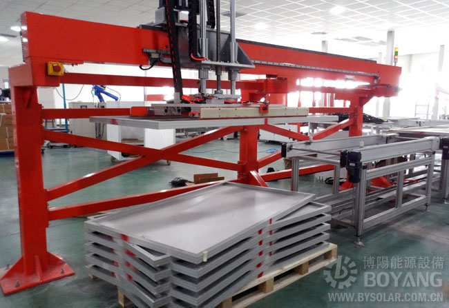 光伏组件生产线-自动下料移栽机