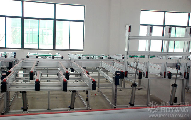 太阳能组件生产线-横向折叠通道