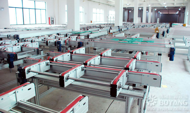 太阳能组件生产线-90度换向输送机