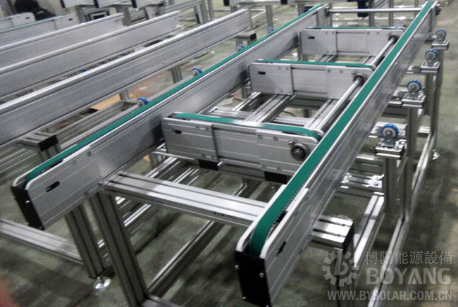 太阳能组件生产线-90度换向输送机